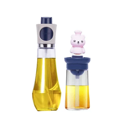 Hoforife Glass Olive Oil Sprayer with Silicone Brush