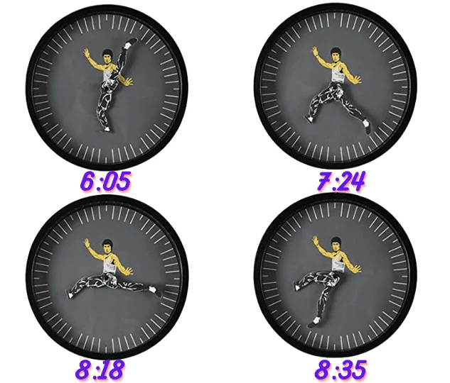 LIUHD's Bruce Lee Kung Fu Vinyl Wall Clock