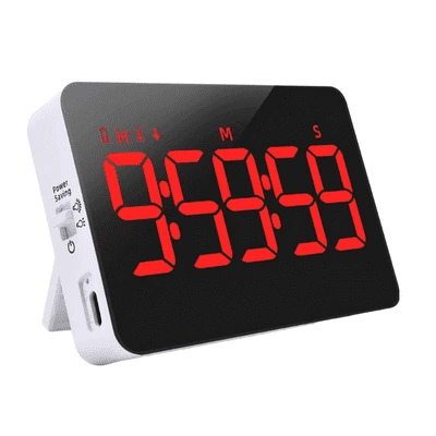 PerSuper Digital Timer with Vibration Mode and LED Display