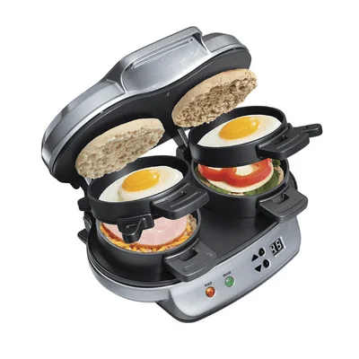 The Hamilton Beach Dual Delight Breakfast Maker with Timer