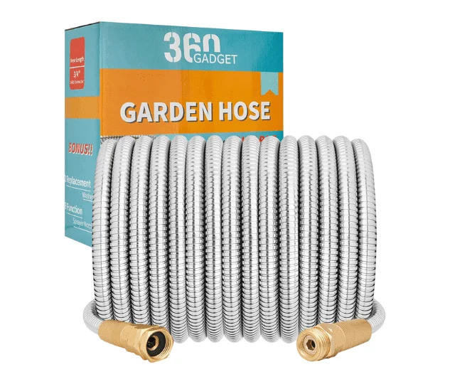 360 Gadget’s Flexible and Durable Stainless Steel Garden Hose