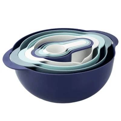 8 in 1 Nesting Bowls with Measuring Cups Colander and Sifter Set