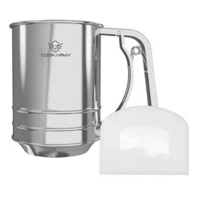 Cook Army's Stainless Steel Double-Layer Flour Sifter