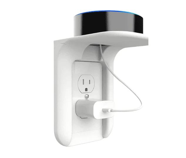 Space-Saving Outlet Shelf for Smart Home Devices