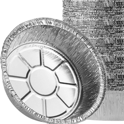 Round Tin Foil Pans Disposable Aluminum