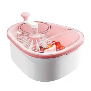 Large Fruit Washer Spinner with Brush