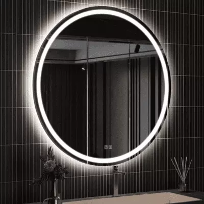 Matte Black Mirror for Vanity