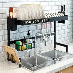 Sink Dish Drying Carbon Steel Rack