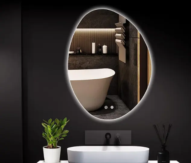 Illuminated Reflections WallBeyond LED Mirror with Adjustable Lighting for Stunning Bathroom Décor!