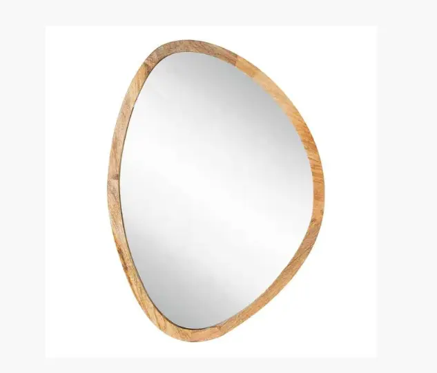 Naturally Distinct: Medium Irregular Contemporary Mirror for Modern Flair!