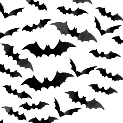 Bat wall decals Halloween kitchen decor