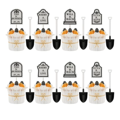 Halloween Cupcake Cups, Toppers, and Picks