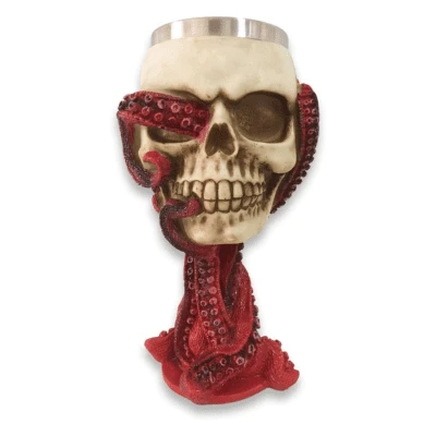 Pumpkin and Skull Shaped Drinking Glasses