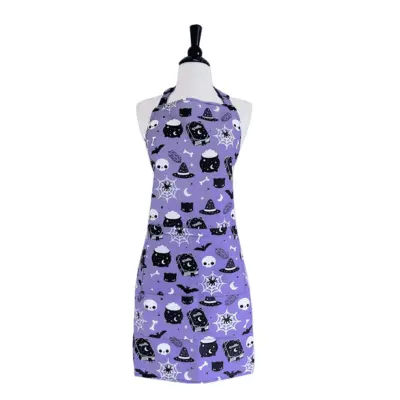 Witch apron Halloween kitchen decor