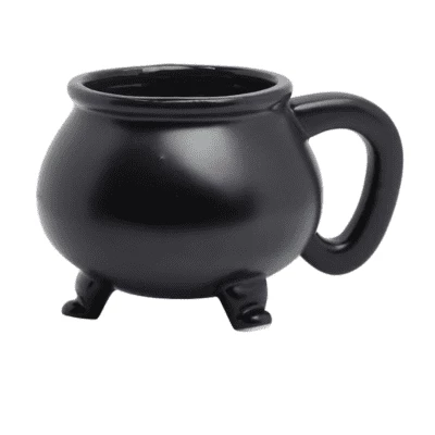 Witch cauldron mug Halloween kitchen decor