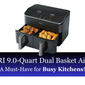 COSORI 9.0-Quart Dual Basket Air Fryer Review A Must-Have for Busy Kitchens!