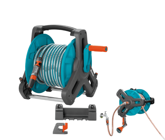GARDENA CANADA 8009 Wall Mount Hose Reel with Hose